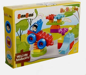 Дитячий розвивальний конструктор BanBao Дитячий майданчик Різнобарвний Art27578