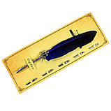 Ручка перова чорнильна з синім пером (6 змінних насадок), фото 4