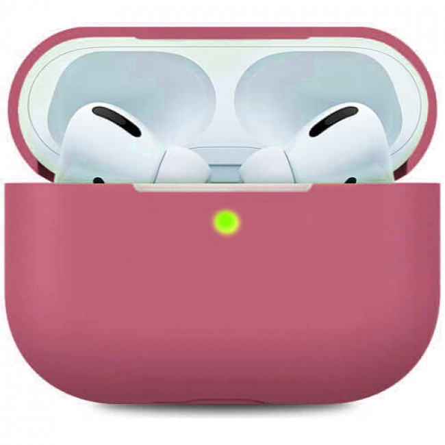 Чохол Ultra Thin Silicone для AirPods Pro (Hawthorn Red)