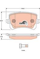 Тормозные колодки VW CC B7 (358) / VW TIGUAN (5N_) / AUDI A6 C6 (4F2) 2004-2022 г.