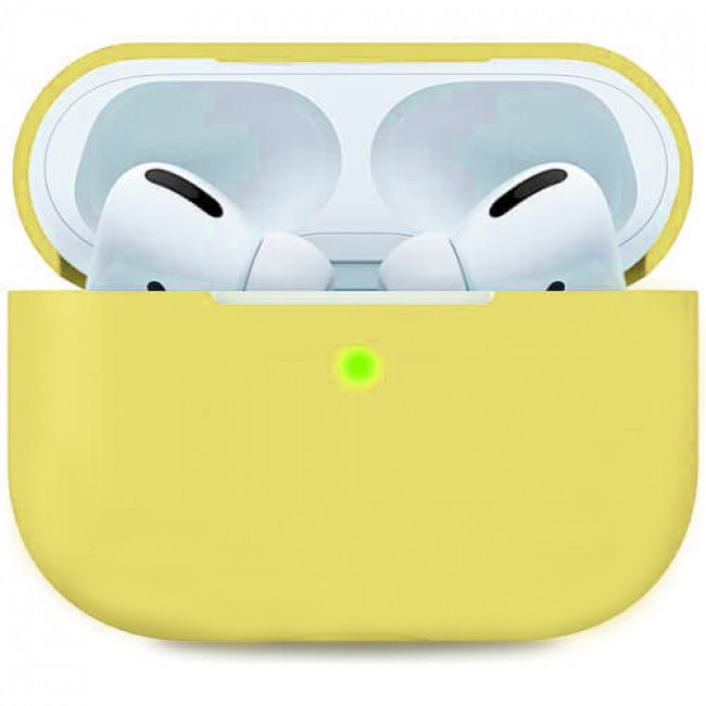 Чохол Ultra Thin Silicone для AirPods Pro (Yellow)