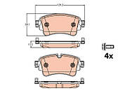 Тормозные колодки AUDI A7 (4KA) / AUDI A6 C8 (4A2) / AUDI Q5 (FYB, FYG) 2015- г.