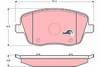 Тормозные колодки SKODA FABIA (6Y5) / VW POLO (9N_, 9A_) 1999-2018 г.