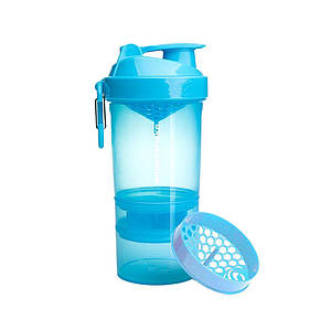 Шейкер спортивний SmartShake Original2GO 600ml Neon Blue (Original)