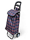 Господарська сумка - візок із залізними колесами складна кравчучка, фото 5