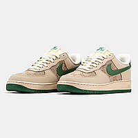 Кроссовки мужские бежевые Nike Air Force 1 x Gucci