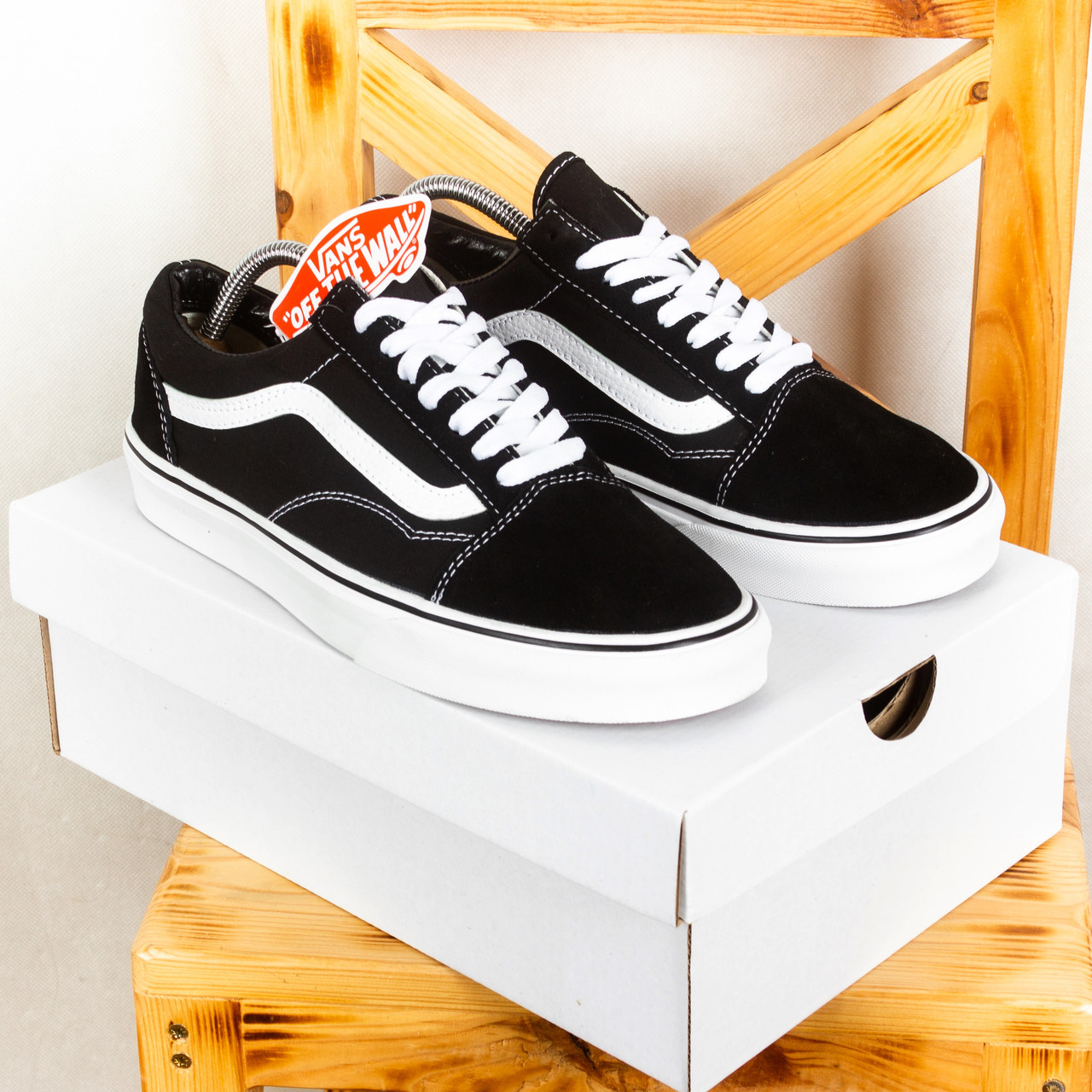 NEW Кеди Vans Old Skool чорні з білим