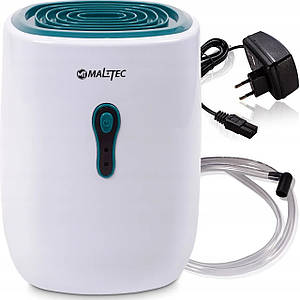 Осушувач повітря Maltec DH-800 із поглиначем вологи побутовий вологопоглинач, Білий