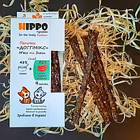 Ласощі для собак HIPPO "М'ясо та злаки* 9шт в упаковці