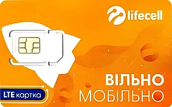 Стартовий пакет Lifecell 4G IoT 30 розумних пристроїв (сигналізацій, смарт годинників, терміналі лариф Лайфсел