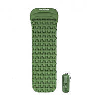 Матрас надувной с подушкой Naturehike FC-12 NH19Z003-P army green 6927595737750