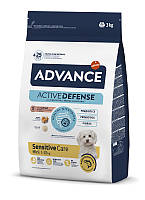 Сухой корм Advance Dog Mini Sensitive для взрослых собак мини пород с чувствительным пищеварением 3 кг