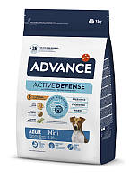 Сухой корм Advance Dog Mini Adult для взрослых собак малых пород с курицей и рисом 3 кг