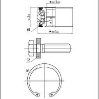 Подшипник колесный FORD GALAXY (WGR) / SEAT ALHAMBRA (7V8, 7V9) 1995-2010 г.