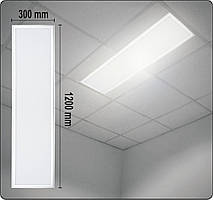 Світильник стельовий діодний з обрамленням YATO 40 Вт, 2800 Lm, рамка- 1200х 300х 15 мм (DW)