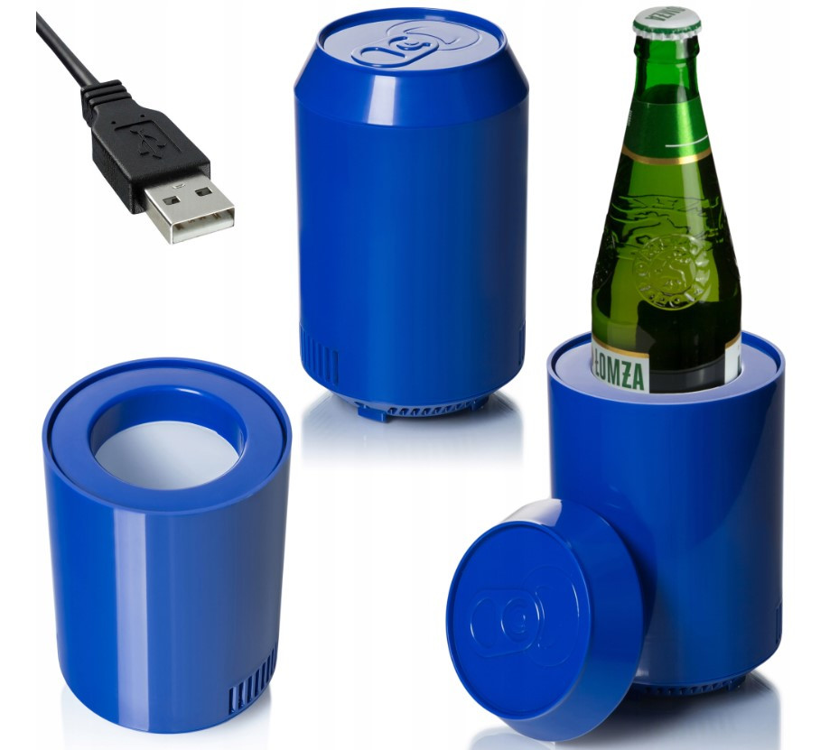 Туристичний холодильник AbarQs 0,5L USB 5V BLUE - фото 1 - id-p2100859661