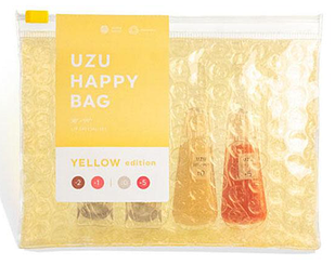 UZU HAPPY BAG Yellow BY FLOWFUSHI Lip 38 °C Блиск-бальзам ±0, +5, помади +1 и -2 + кейс