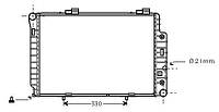Радіатор охолодження MERCEDES-BENZ SLK (R170) 1993-2004 г.