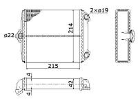 Радиатор отопления MERCEDES-BENZ 124 (A124) 1979-1998 г.