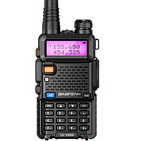 Рация двухдиапазонная Baofeng VHF & UHF UV-5R 8W-771 Черный Хіт продажу!