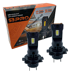 Лампа світлодіодна для фар cyclone led S3 DELUX H7 30W 9-24V 6000K 6000Lm