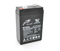 Акумуляторна батарея AGM RITAR RT628, Black Case, 6V 2.8Ah ( 66х34х 97)