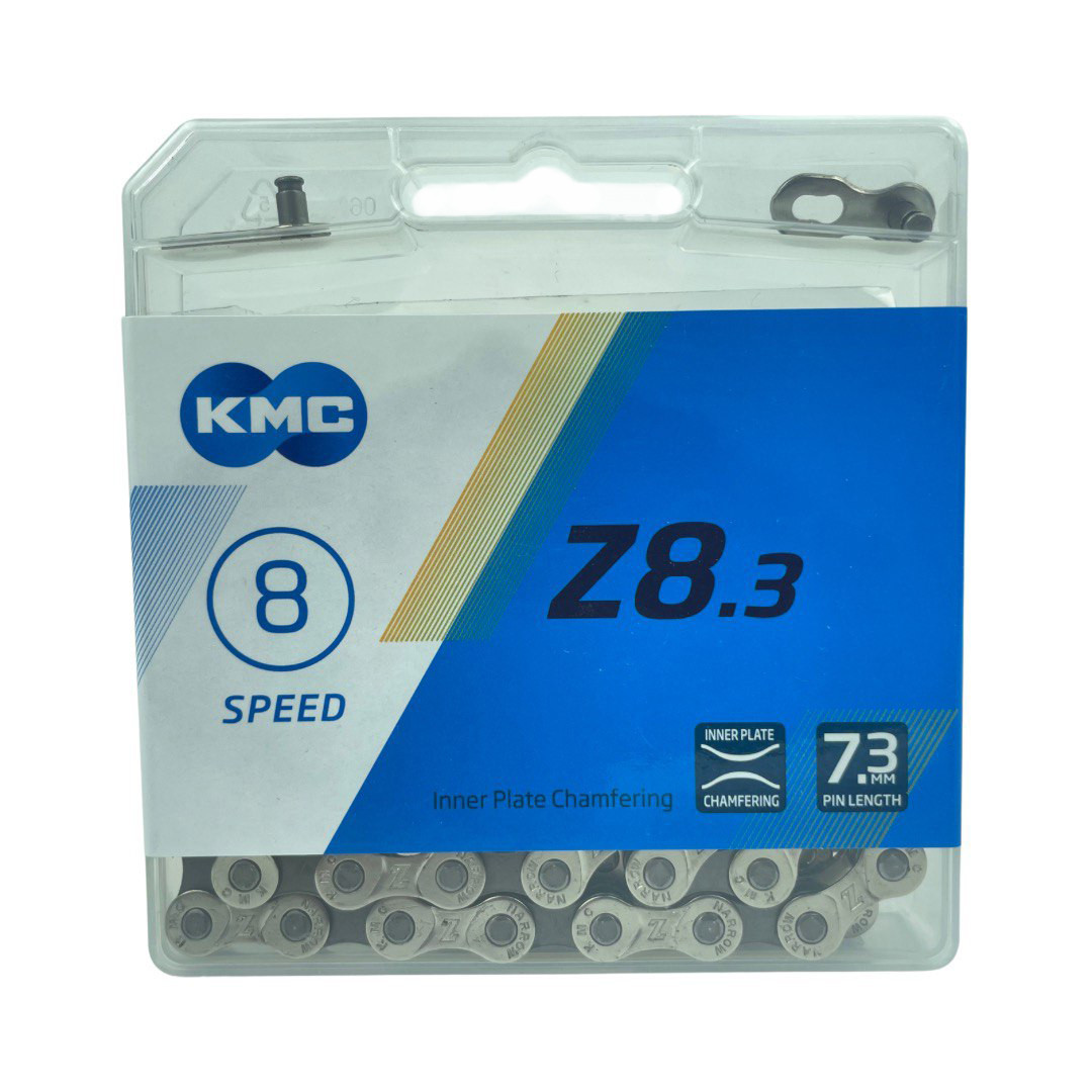 Ланцюг KMC Z8.3 Silver/Gray 114 ланок (1/2"х3/32") 8 швидкостей, з замком