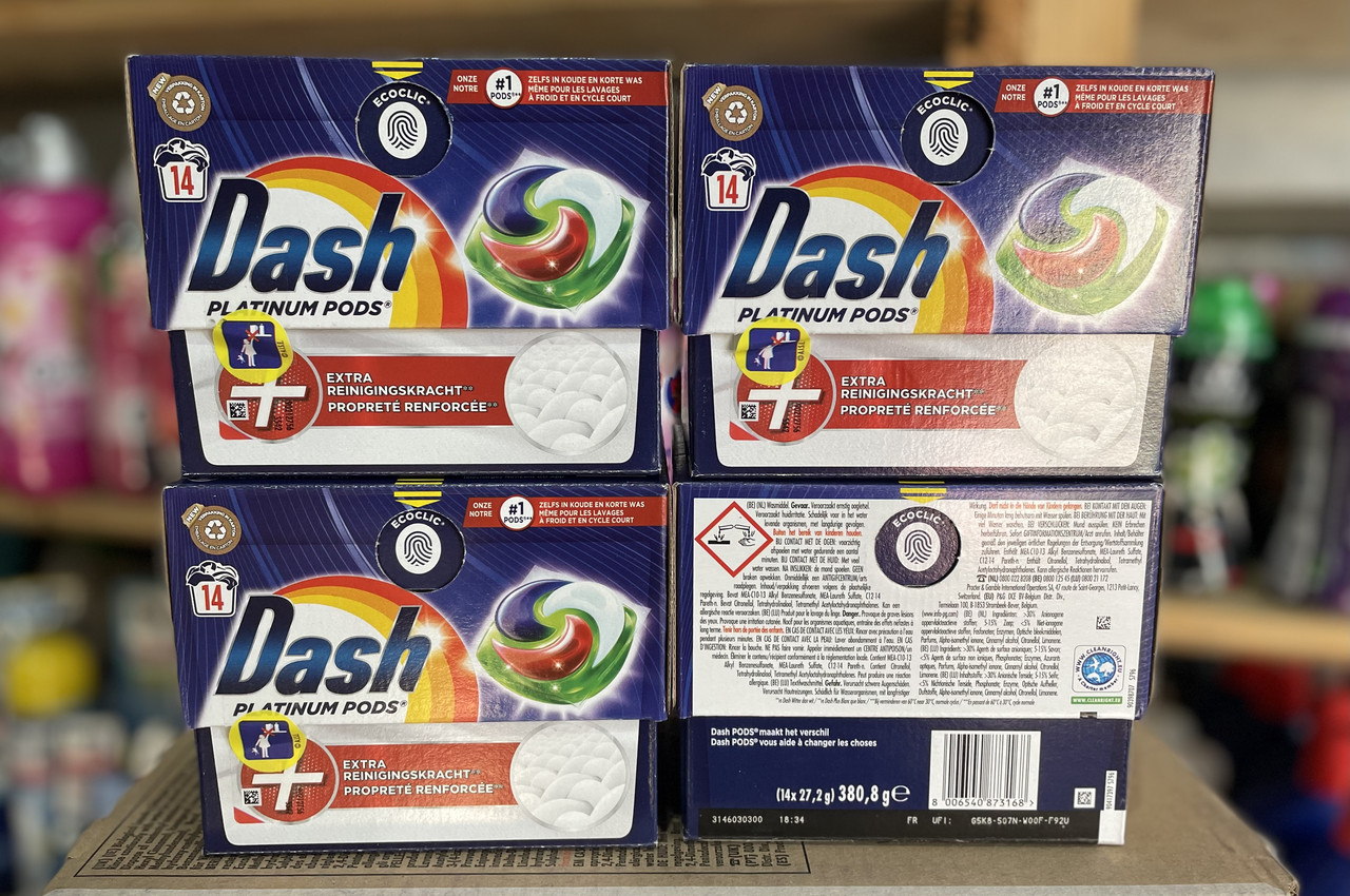 Капсули Даш 4в1 з функцією екстра-виведення плям Dash Extra-Reinigingskracht , 14 шт