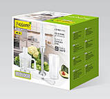 Блендер заглибний Maestro MR-568 4в1 подрібнювач 1000 Вт Білий, фото 6