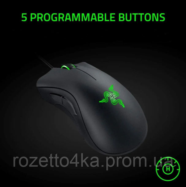 Мышка Razer Death Adder Essential 2021 проводная игровая 6400 dpi - фото 2 - id-p2100878792