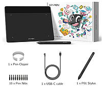 Графический планшет XP-PEN Deco Fun XS Black дли рисования