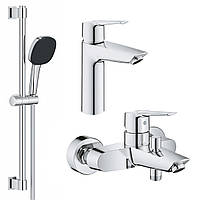 Набір змішувачів 3 в 1 для ванної кімнати Grohe QuickFix Start M-Size UA202301ME