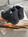 Жіночі черевики Lonza демісезонні чорні шкіряні, фото 3