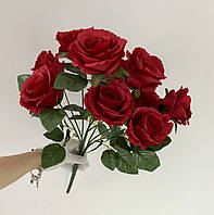 Букет роза красная 43см