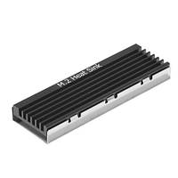 Алюминиевый радиатор охлаждение M.2 SSD Heatsink 2280 NVME NGFF SSD Black