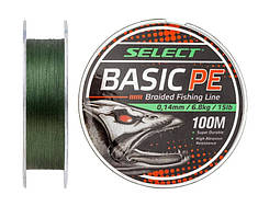 Шнур Select Basic PE 150m (темн-зел.) 0.20mm 12.7kg