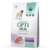 Корм сухой OPTI MEAL для взрослых собак малых пород (до 10 кг) - КАЧКА 4 кг