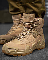 Ботинки мужские тактические gore tex койот, берцы облегченные демисезонные, ботинки армейские весна hg152