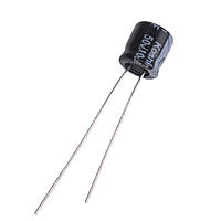 10uF 50V K2A 6,3x7mm (для аудіо) (K2A-050V100ME070-Koshin) (електролітичний конденсатор) Koshin