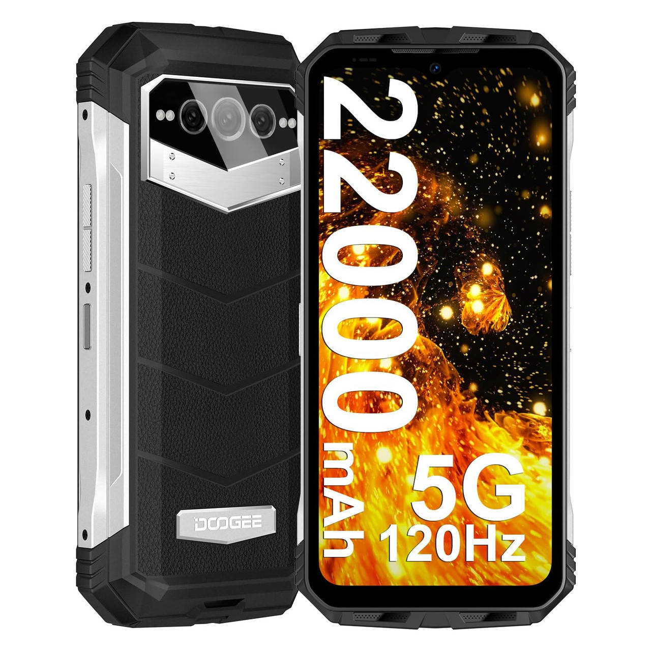 Протиударний телефон Doogee V Max 12Gb/256Gb 22000 mAh 5G