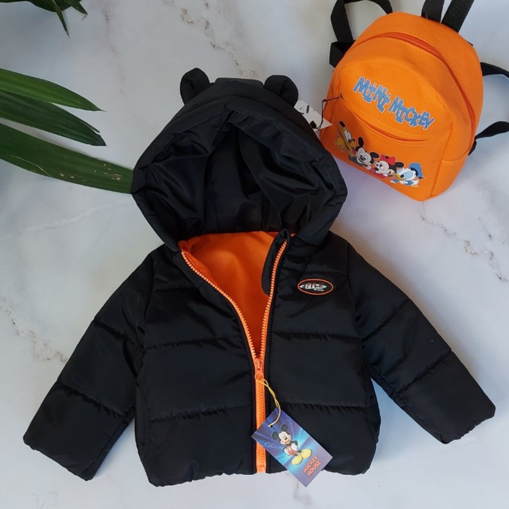 Дитяча демісезонна куртка на весну/ осінь для дітей - хлопчика чи дівчинки, Весняна чорна демі курточка для малюків від 1 року