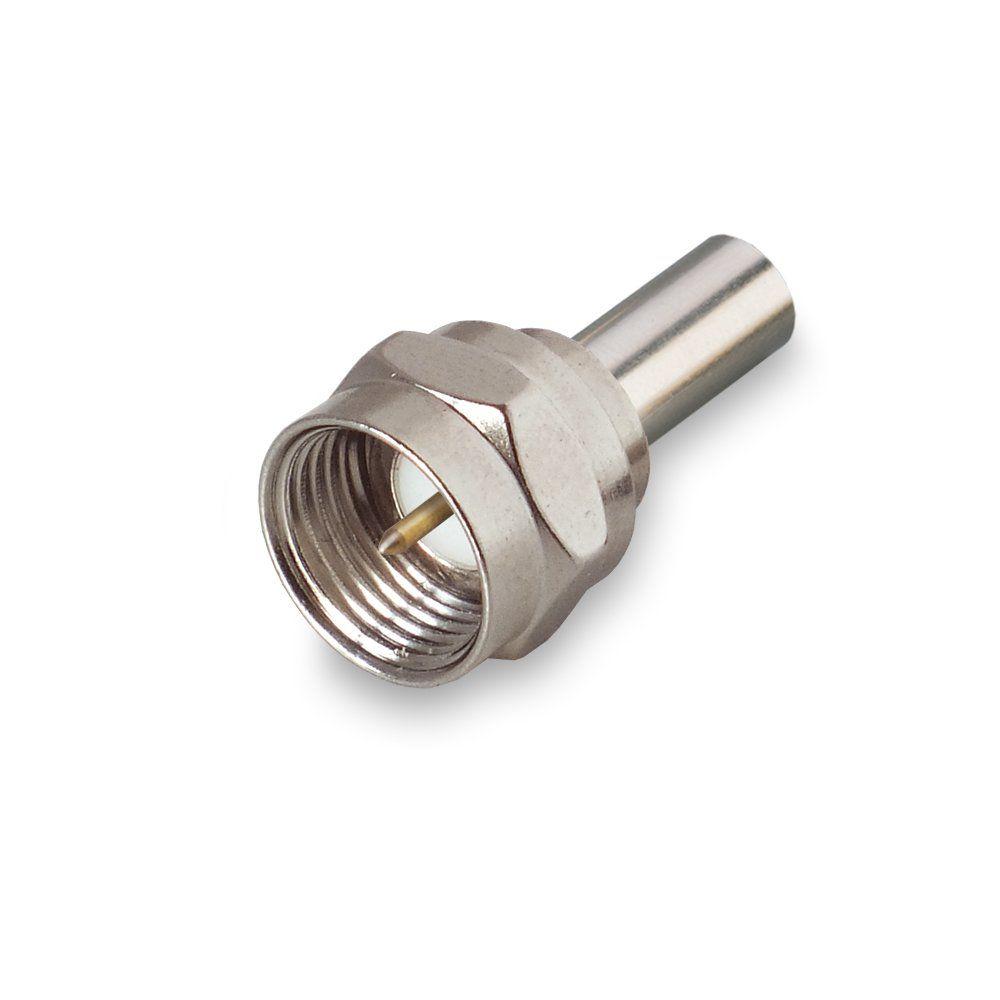 Роз'єм F Male (тато, вилка) обтискний на кабель RG58 RG142 RG223 LMR-195 SYV50-3 3D-FB під обтискання кримпера, фото 1