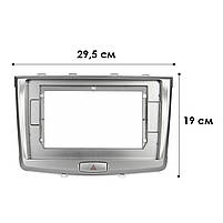 Перехідна рамка 10,1" Lesko для Haval H6 2016-2018 (6458) 5 шт., фото 3