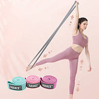Набір гумок для фітнесу AOLIKES RB-3607 3 шт Green+Pink+Violet 4 шт., фото 10