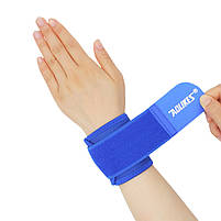 Фіксатор AOLIKES A-7936 Blue бандаж на зап'ястку для фітнесу та важкої атлетики бадмінтону 11 шт., фото 2