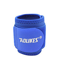 Фіксатор AOLIKES A-7936 Blue бандаж на зап'ястку для фітнесу та важкої атлетики бадмінтону 11 шт., фото 3