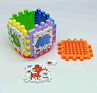 Логичный куб Jia yu toy Пазлы с животными Y85-2
