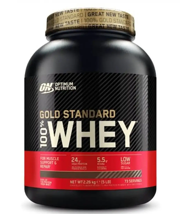 100% Whey Gold Standard Optimum Nutrition (EU) 2270 g Banana Сream, фото 1
