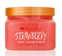 Цукровий скраб для тіла TREE HUT Strawberry Sugar Scrub "Солодка полуниця"
