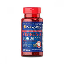 Omega-3 Fish Oil Coated 400mg - 60softgels.